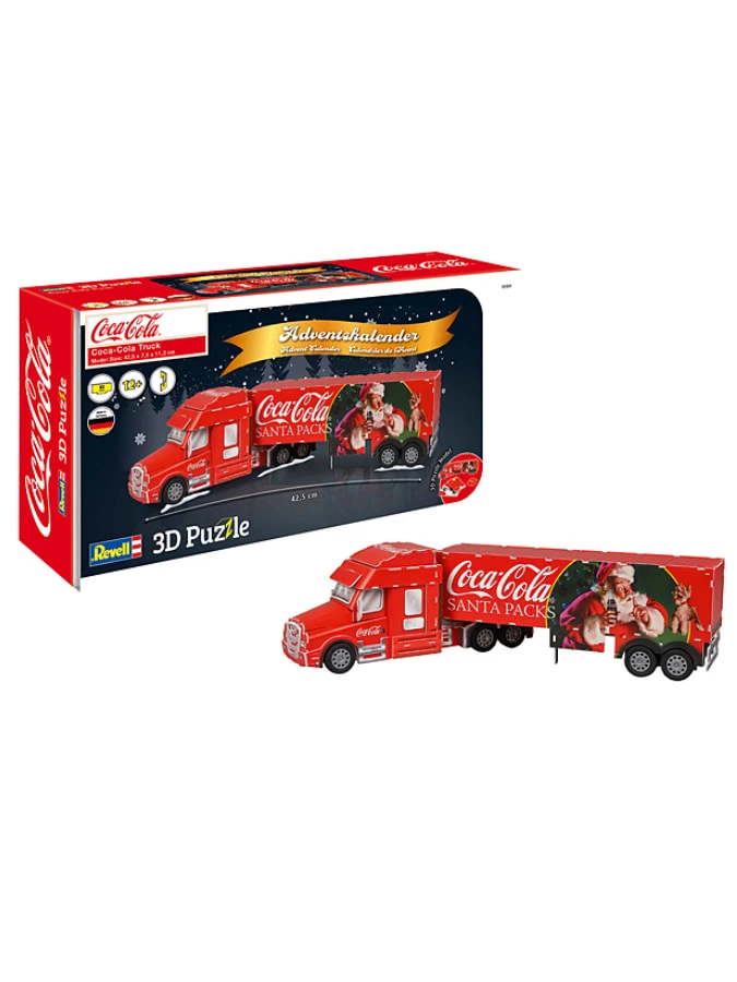 Revell Adventskalender-3D-Puzzle "Coca-Cola Truck" - Ab 12 Jahren 1 Revell Adventskalender-3D-Puzzle "Coca-Cola Truck" - Ab 12 Jahren