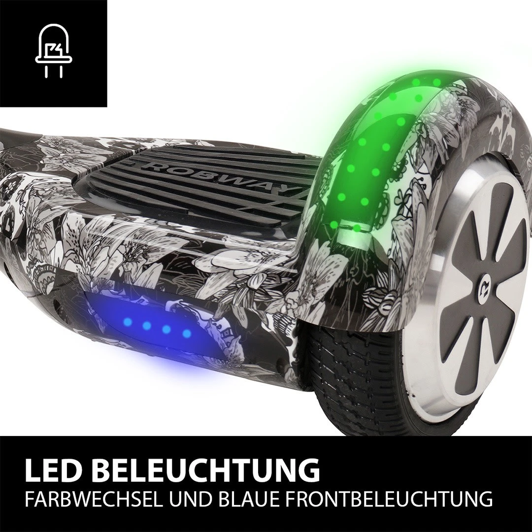 Hoverboard W1 In Black Skull 8 Hoverboard W1 In Black Skull – Bild 8