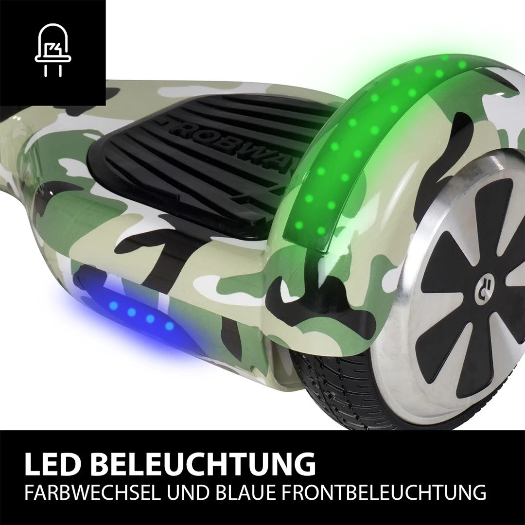 Hoverboard W1 In Camouflage 8 Hoverboard W1 In Camouflage – Bild 8