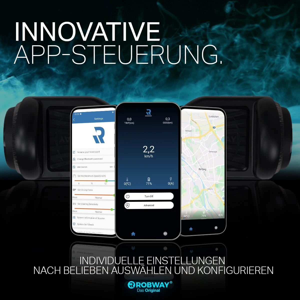 Hoverboard W1 In Schwarz Matt Infinity 4 Hoverboard W1 In Schwarz Matt Infinity – Bild 4