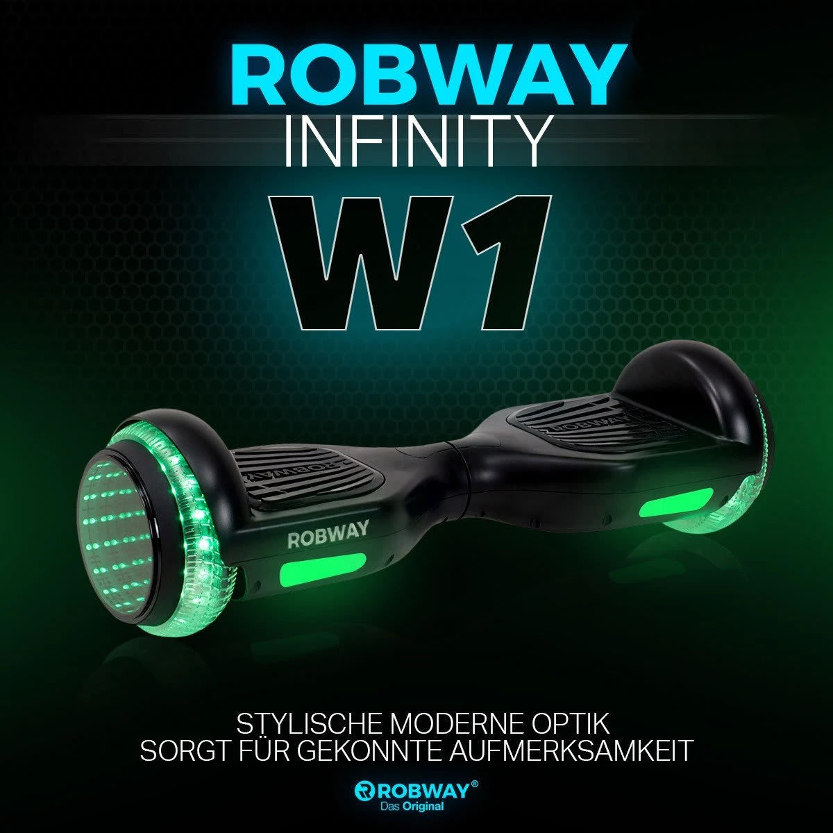 Hoverboard W1 In Schwarz Matt Infinity 1 Hoverboard W1 In Schwarz Matt Infinity