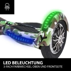 Hoverboard W3 In Camouflage -Trendiger Spielzeugladen robway hoverboard w3 in camouflage 6