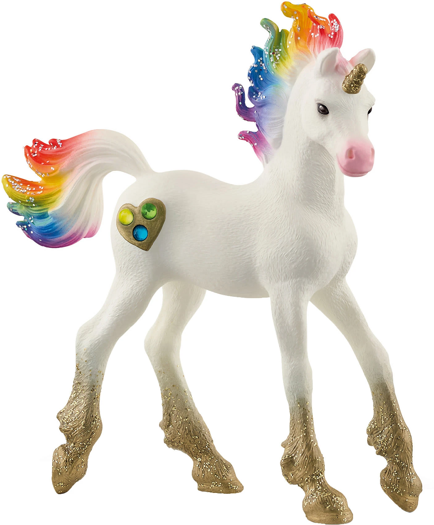 Schleich Bayala 70727 Regenbogeneinhorn, Fohlen 3 Schleich Bayala 70727 Regenbogeneinhorn, Fohlen – Bild 3