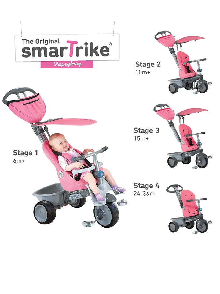 Smartrike Dreirad "Recliner" In Rosa - Ab 6 Monaten 6 Smartrike Dreirad "Recliner" In Rosa - Ab 6 Monaten – Bild 6