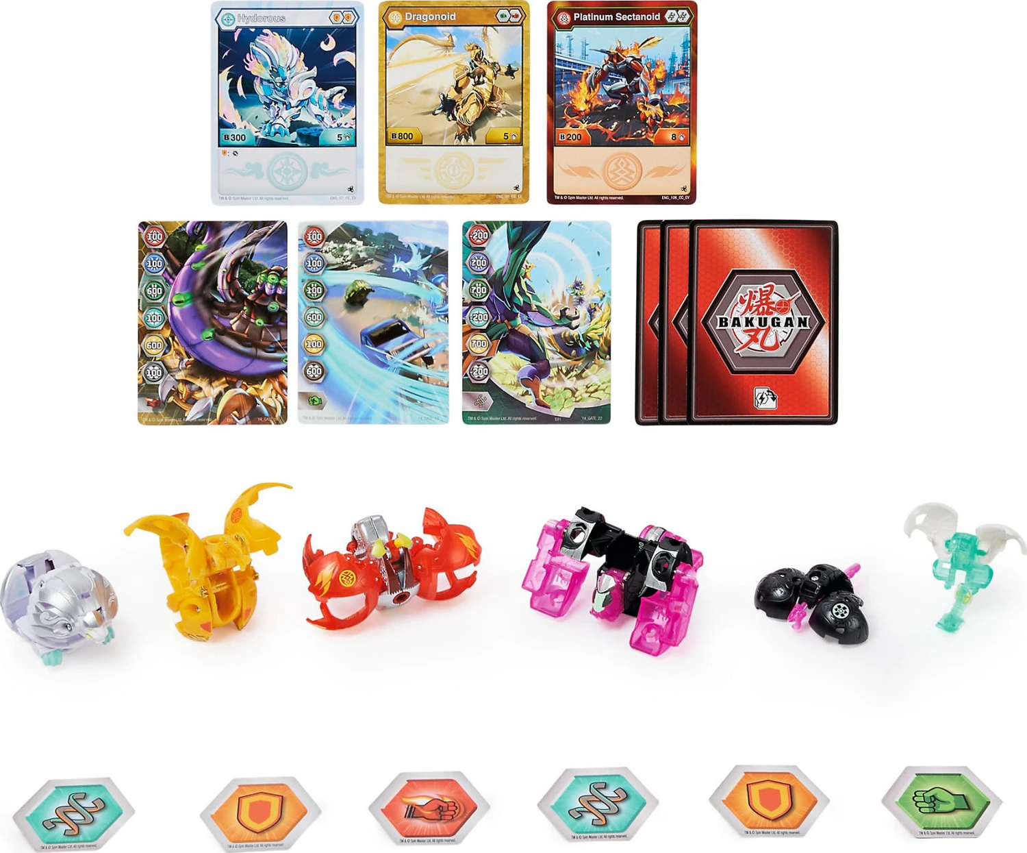 SPIN MASTER Bakugan 'Evolutions' Battle Strike 6er Pack Mit 1 Platinum Bakugan (Pyrus... 2 SPIN MASTER Bakugan 'Evolutions' Battle Strike 6er Pack Mit 1 Platinum Bakugan (Pyrus... – Bild 2