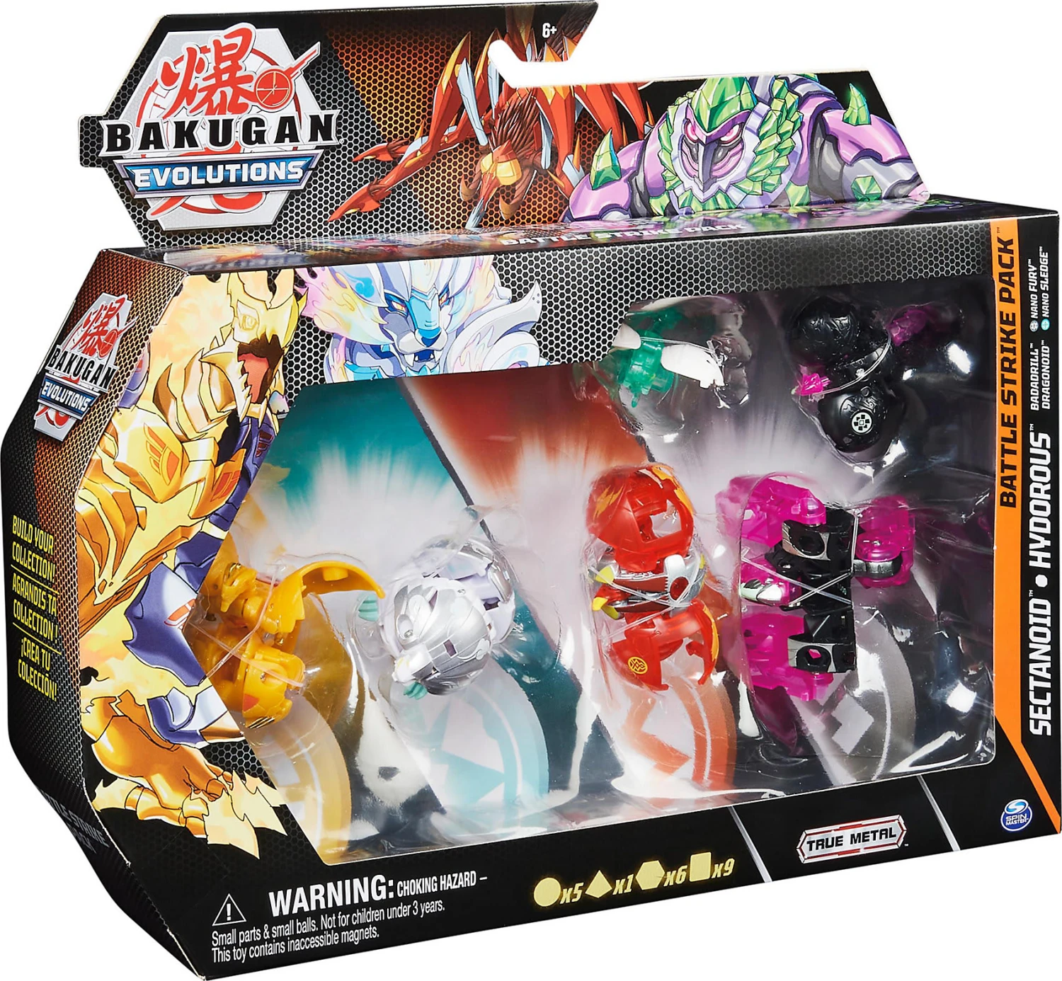 SPIN MASTER Bakugan 'Evolutions' Battle Strike 6er Pack Mit 1 Platinum Bakugan (Pyrus... 9 SPIN MASTER Bakugan 'Evolutions' Battle Strike 6er Pack Mit 1 Platinum Bakugan (Pyrus... – Bild 9