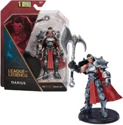 SPIN MASTER League Of Legends - 10cm Darius Actionfigur Mit Axt Und Ausstellungssockel