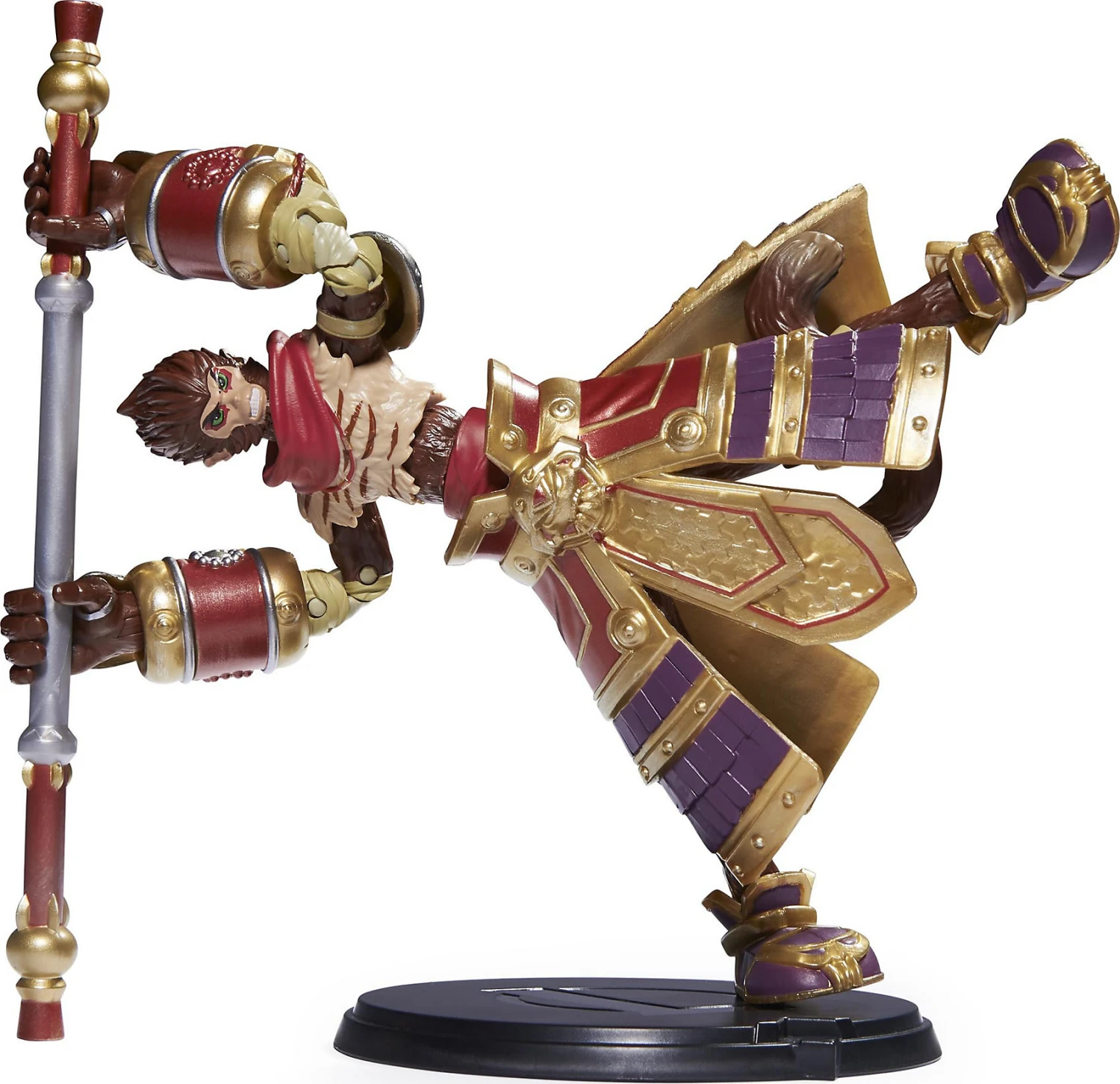 SPIN MASTER League Of Legends - 15cm Wukong Deluxe-Sammelfigur Mit 1 Accessoire (Stab)... 3 SPIN MASTER League Of Legends - 15cm Wukong Deluxe-Sammelfigur Mit 1 Accessoire (Stab)... – Bild 3