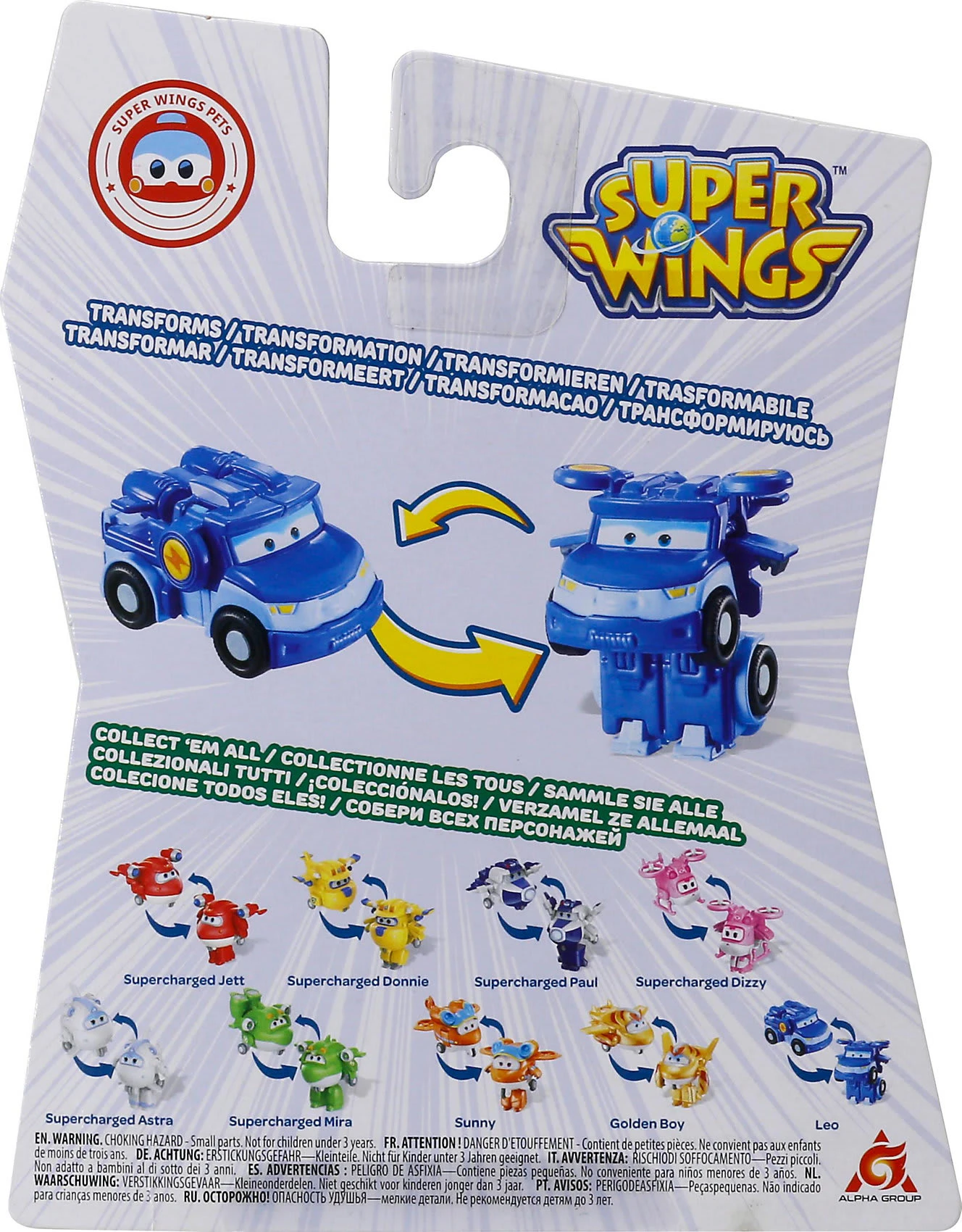 Super Wings Transform-a-Bots Leo 6 Super Wings Transform-a-Bots Leo – Bild 6