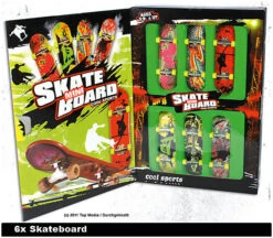 6 Fingerboards In Hochwertiger Buch-/Geschenkverpackung