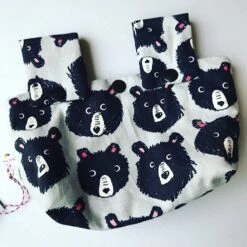 Lenkertasche "Bär" In Grau/Schwarz 9 Lenkertasche "Bär" In Grau/Schwarz -Trendiger Spielzeugladen trudchens welt lenkertasche bar in grau schwarz 4