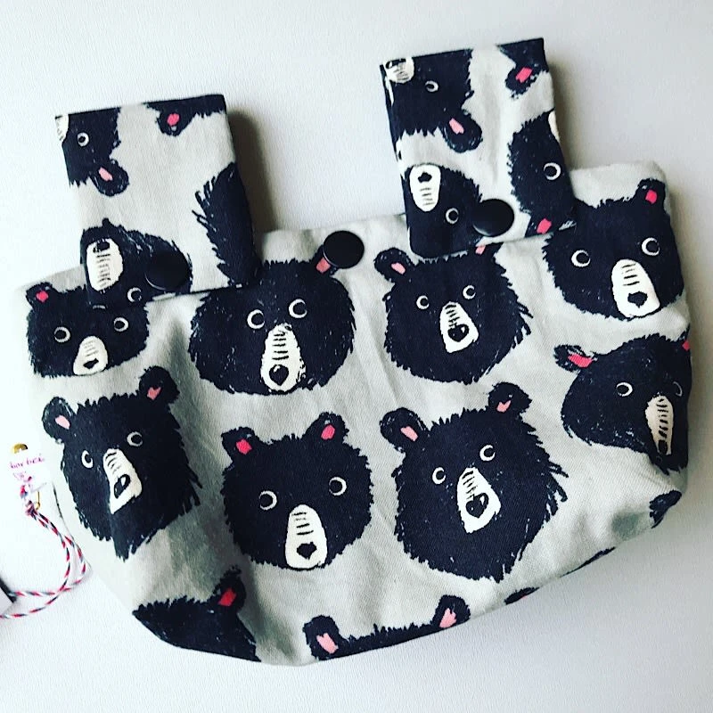 Lenkertasche "Bär" In Grau/Schwarz 5 Lenkertasche "Bär" In Grau/Schwarz – Bild 5