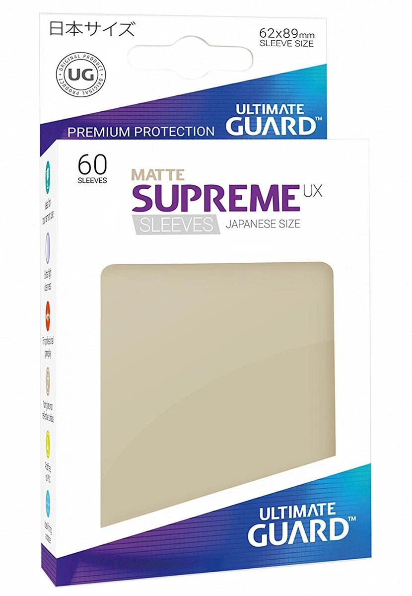 Kartenhüllen Supreme UX Matte Japanische Größe In Sandfarben 1 Kartenhüllen Supreme UX Matte Japanische Größe In Sandfarben