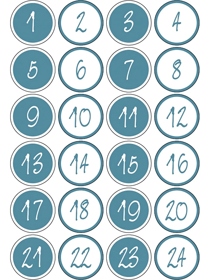 Ursus Adventskalender "Frosty" In Hellblau/ Grau 3 Ursus Adventskalender "Frosty" In Hellblau/ Grau – Bild 3