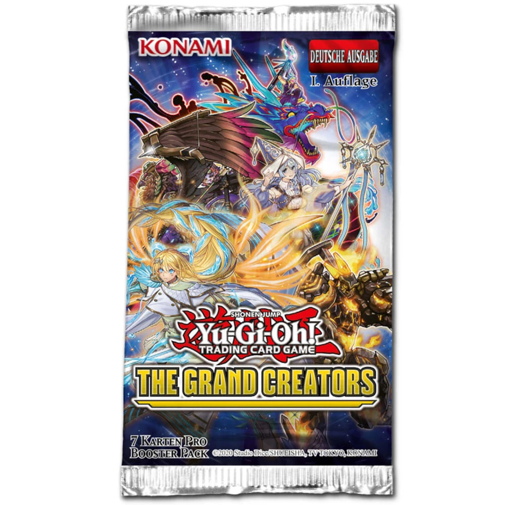Yu-Gi-Oh YuGiOh Booster Pack The Grand Creators 1 Yu-Gi-Oh YuGiOh Booster Pack The Grand Creators